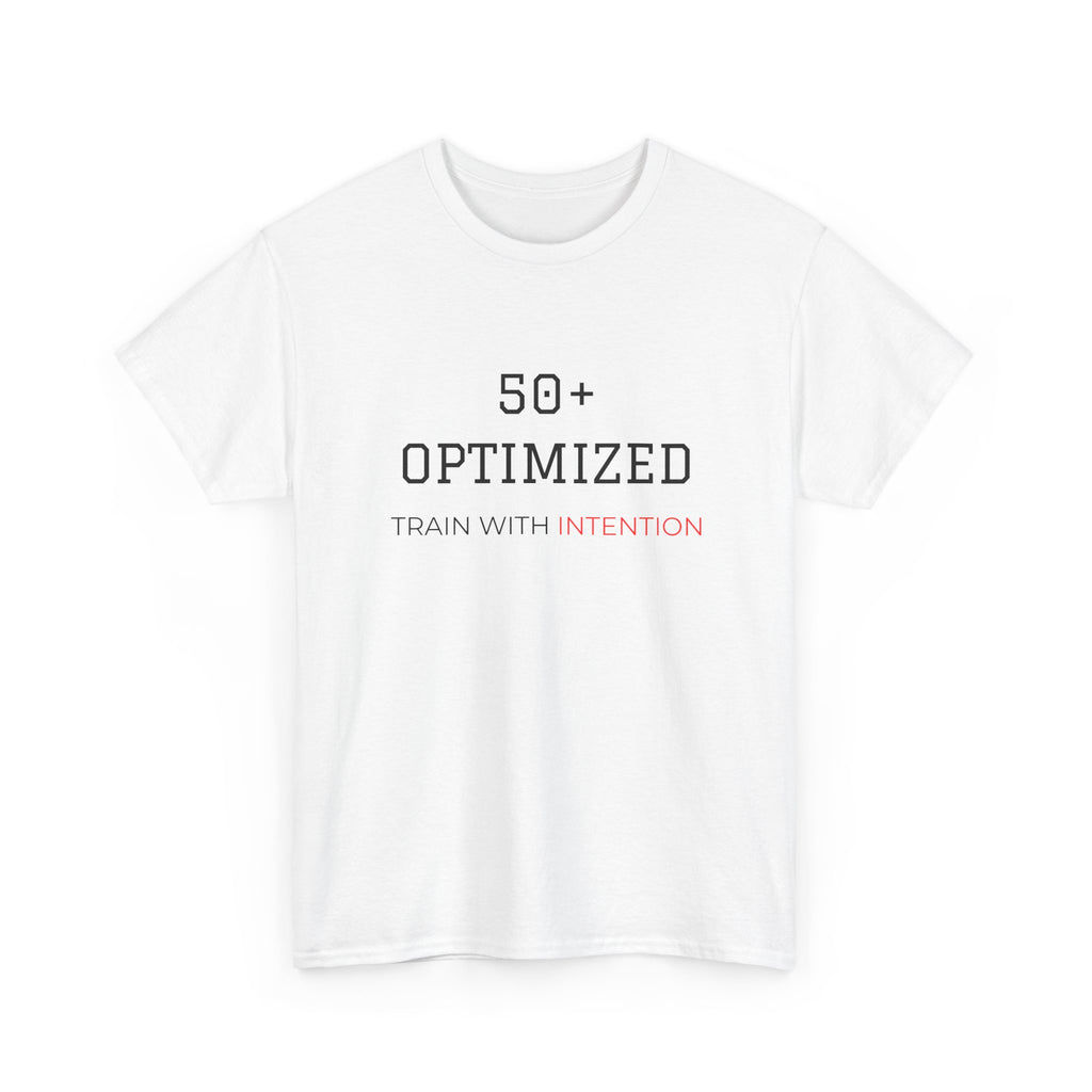 50+ Optimized “Train With Intention” Tee