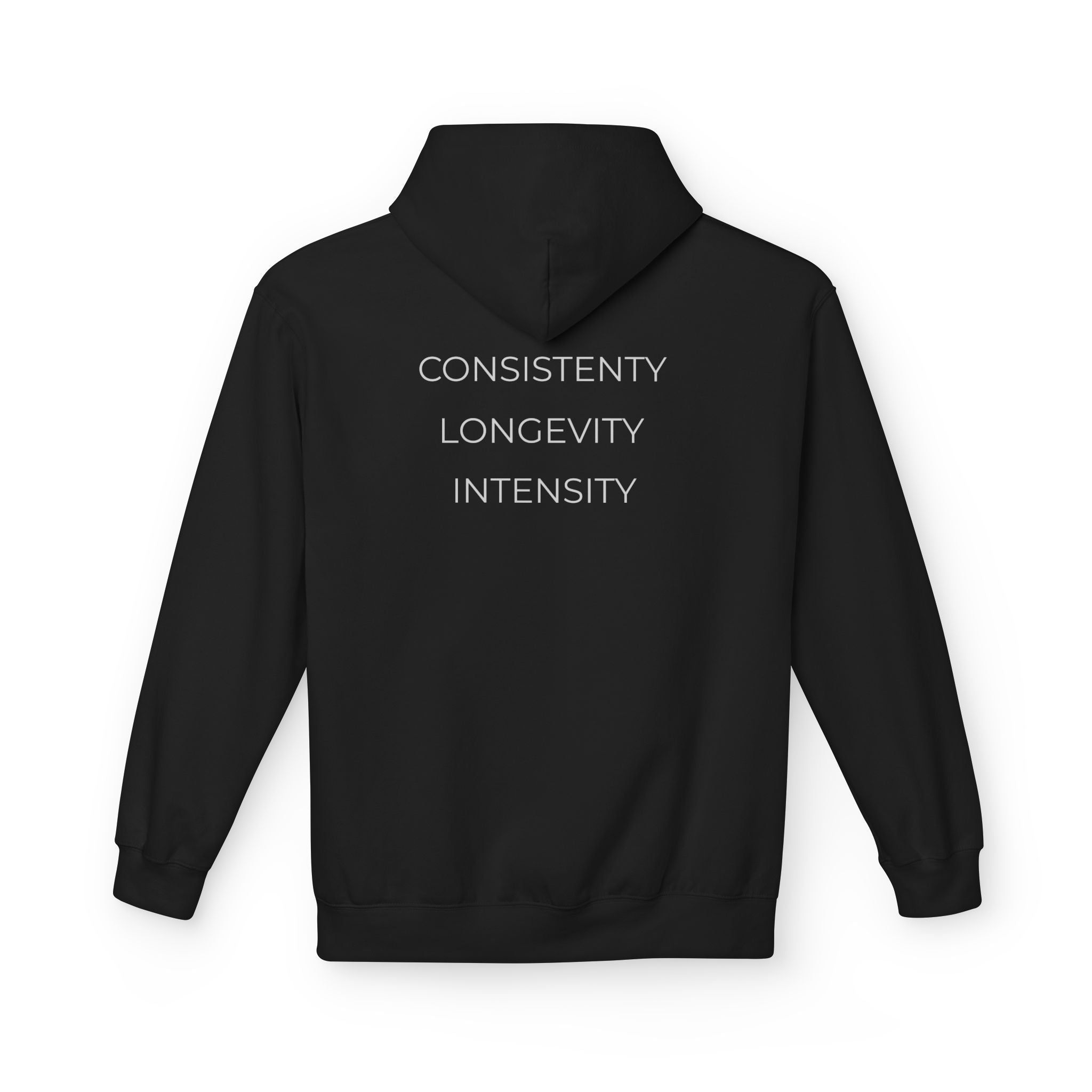 50+ Optimized Hoodie - Back Slogan