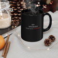 Black Mug (11oz, 15oz) "Train With Intention"